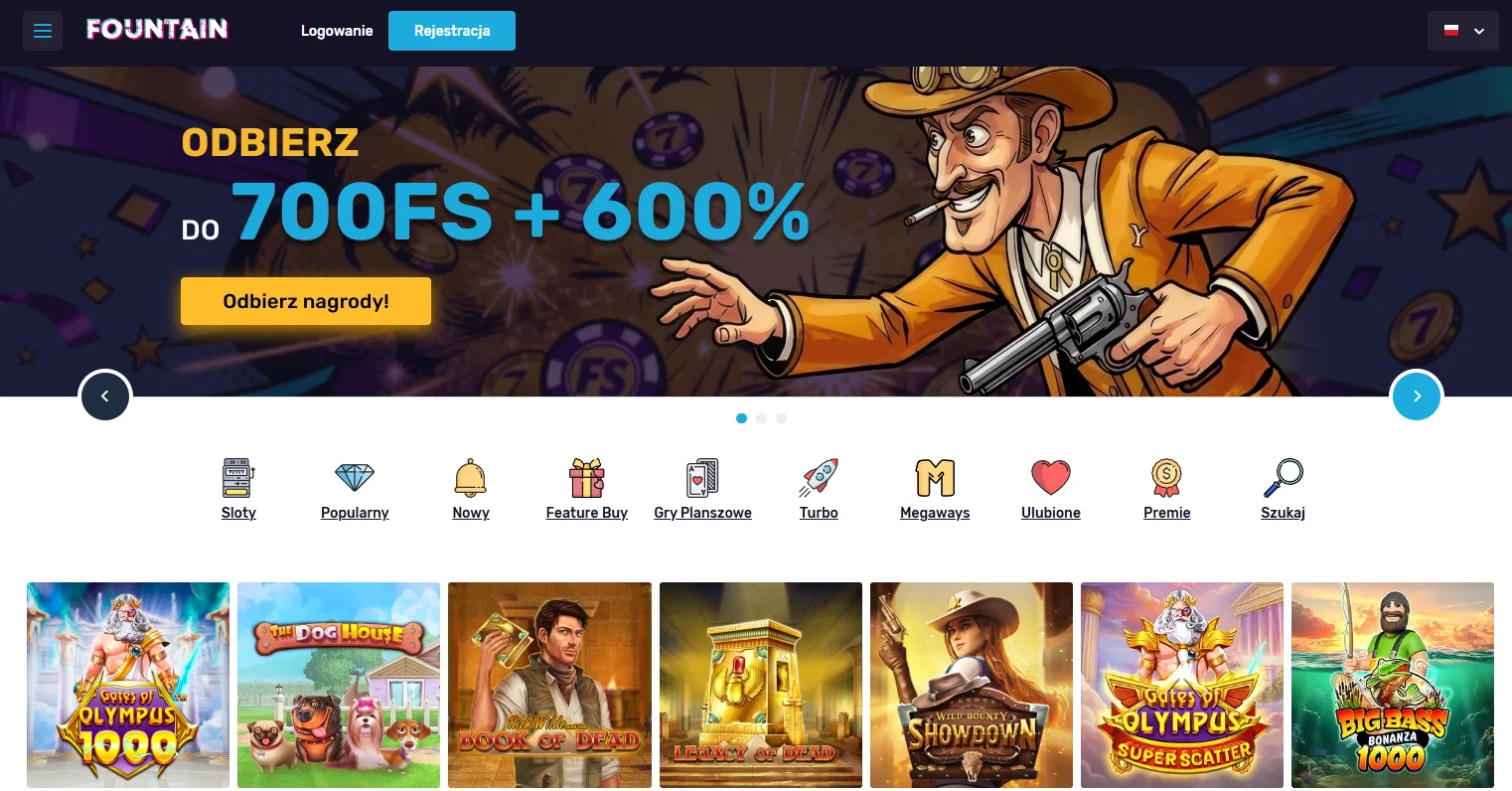 Fontan Casino no deposit bonus i aktualne promocje