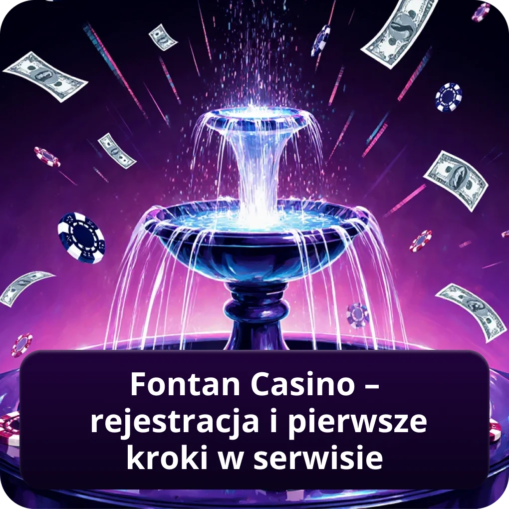 Fontan Casino – rejestracja i pierwsze kroki w serwisie